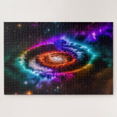Kosmische Kleurrijke Spiraal Galaxy in de ruimte Legpuzzel (Horizontaal)