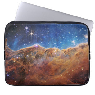 Kosmische Kliffen Carina Nevel Ruimte Webb Telesco Laptop Sleeve