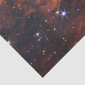Kosmische Kliffen Carina Nevel Ruimte Webb Telesco Tissuepapier (Detail)