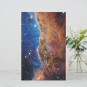 Kosmische Kliffen Carina Nevel Space Webb Telescoo Briefpapier (Staand voorkant)