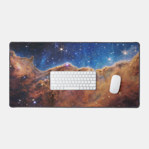 Kosmische Kliffen Carina Nevel Space Webb Telescoo Bureaumat