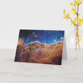 Kosmische Kliffen Carina Nevel Space Webb Telescoo Kaart