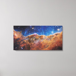 Kosmische kliffen van de Carinanevel | Canvas Afdruk