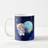 Kosmische Knuffel Astronaut Beer Koffiemok (Links)