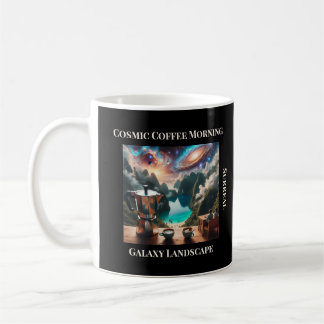 Kosmische koffiemorgen – Surrealistisch sterrenste Koffiemok