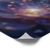 Kosmische Kolibrie Ster Bloei Poster (Hoek)