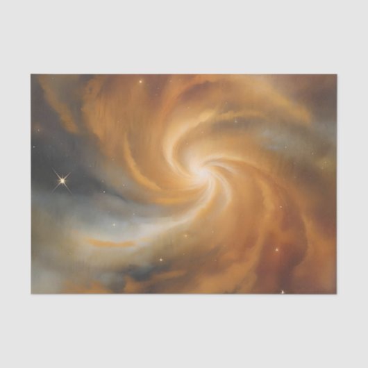 kosmische koperen nevelwervel tissuepapier (Voorkant)