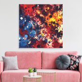 Kosmische Kronieken Canvas Afdruk (Insitu (Woonkamer))