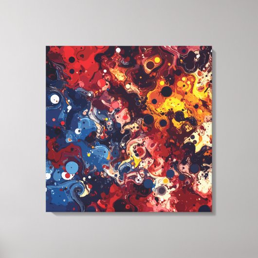 Kosmische Kronieken Canvas Afdruk (Voorkant)