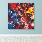 Kosmische Kronieken Canvas Afdruk (Insitu (Houten vloer))