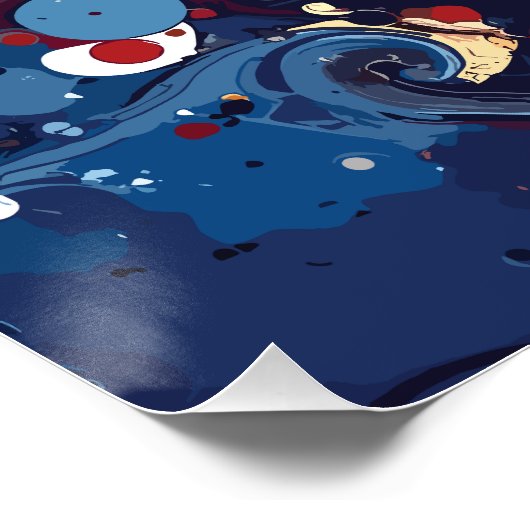 Kosmische Kronieken Perfect Poster (Hoek)