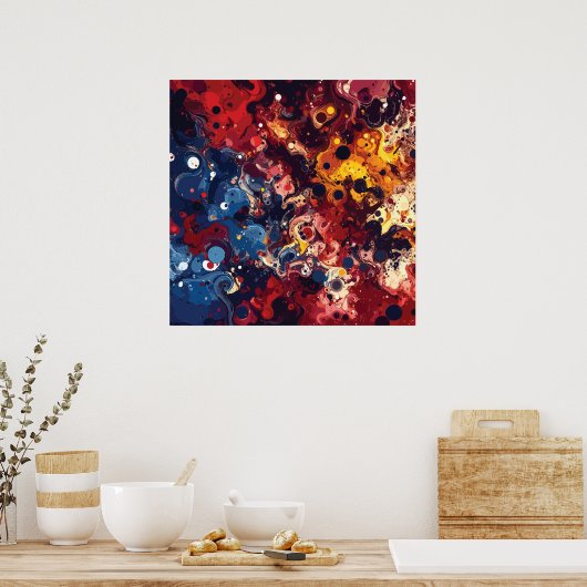 Kosmische Kronieken Poster (Keuken)