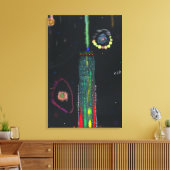 Kosmische Kunst Canvas Afdruk (Insitu (Woonkamer))