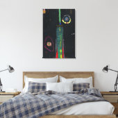 Kosmische Kunst Canvas Afdruk (Insitu (Slaapkamer))