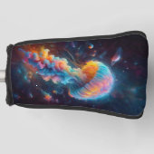 Kosmische kwal artwork golfheadcover (Voorkant)