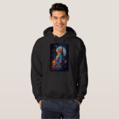 Kosmische kwal artwork hoodie (Voorkant volledig)
