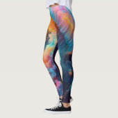 Kosmische kwal artwork leggings (Links)