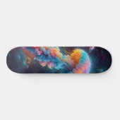 Kosmische kwal artwork persoonlijk skateboard (Horizontaal)