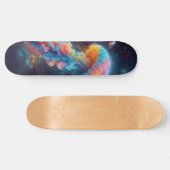 Kosmische kwal artwork persoonlijk skateboard (Horizontaal)