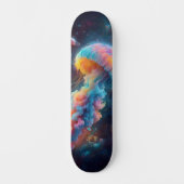 Kosmische kwal artwork persoonlijk skateboard (Voorkant)
