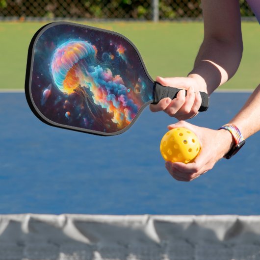 Kosmische kwal artwork pickleball paddle (Insitu)