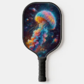 Kosmische kwal artwork pickleball paddle (Voorkant)