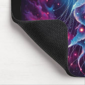 Kosmische kwal kunstwerk Galaxy Muismat (Hoek)