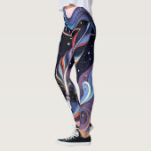 Kosmische Kwiek Elegantie Leggings (Links)
