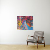 Kosmische lasser - Abstracte lassenkunstdruk Wandkleed (In Situ (horizontaal))