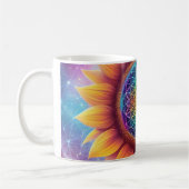 Kosmische levensbloem koffiemok (Links)