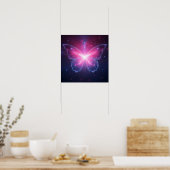 Kosmische Lichtvlinder in een Galactische Droom Poster (Keuken)