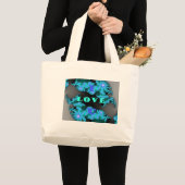 Kosmische Liefde Elementen Art Print Grote Tote Bag (Voorkant (product))