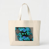 Kosmische Liefde Elementen Art Print Grote Tote Bag (Voorkant)