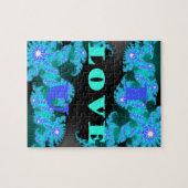 Kosmische Liefde Elementen Art Print Legpuzzel (Horizontaal)