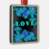 Kosmische Liefde Elementen Art Print Metalen Ornament (Rechts)