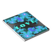 Kosmische Liefde Elementen Art Print Notitieblok (Schuin)