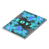 Kosmische Liefde Elementen Art Print Notitieblok (Linkerzijde)