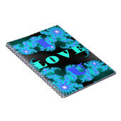 Kosmische Liefde Elementen Art Print Notitieboek (Rechterzijde)