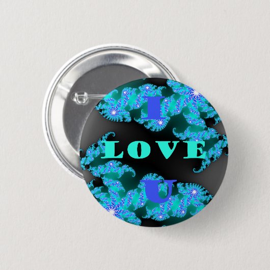 Kosmische Liefde Elementen Art Print Ronde Button 5,7 Cm (Voorkant /achterkant)