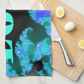 Kosmische Liefde Elementen Art Print Theedoek (Quarter Fold)