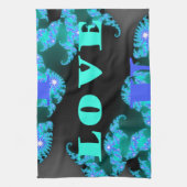 Kosmische Liefde Elementen Art Print Theedoek (Verticaal)