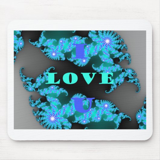 Kosmische Liefde Elementen Kunstprint Muismat (Voorkant)