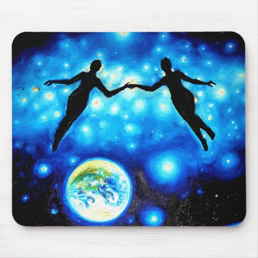 kosmische liefde muismat (Voorkant)