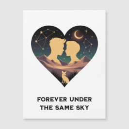 Kosmische liefdesgeschiedenis met hartliefhebbers 