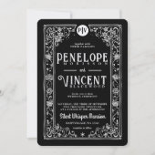 Kosmische liefhebbers | Tarot Bruiloft Kaart (Voorkant)