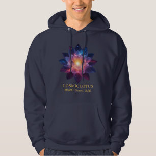 Kosmische Lotusbloem   Energie van de bloeiende Me Hoodie
