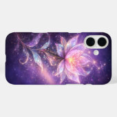 Kosmische Lotusbloem met Galaxy Gloed Case-Mate iPhone Case (Achterkant (horizontaal))
