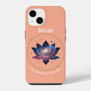 Kosmische Lotusbloem Moeder Bloei iPhone 14 Hoesje