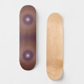 Kosmische Mandala-uitbarsting - Abstracte Paarse M Persoonlijk Skateboard (Voorkant)