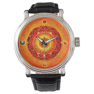 "Kosmische Mandala's: Planetaire Tijdstuk" Horloge